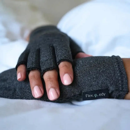 FlexMedy – Guanti a Compressione in Bambù Premium per Artrite, Dolori Articolari e Tendiniti. Sollievo Immediato