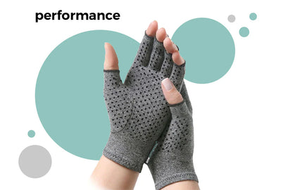 FlexMedy – Guanti a Compressione in Bambù Premium per Artrite, Dolori Articolari e Tendiniti. Sollievo Immediato